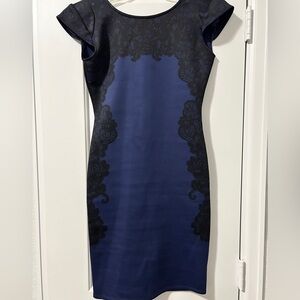 Kardashian Kollection 
Bodycon Dress Dark Blue/Black